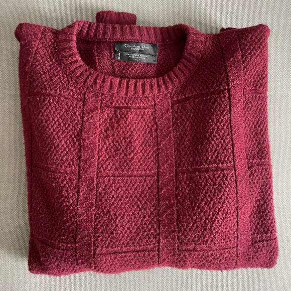 Dior Sweaters Vintage Christian Dior Knit Sweater Poshmark
